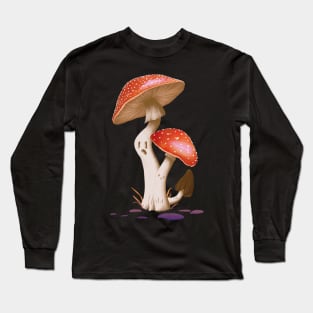 Spooky Mushrooms Long Sleeve T-Shirt